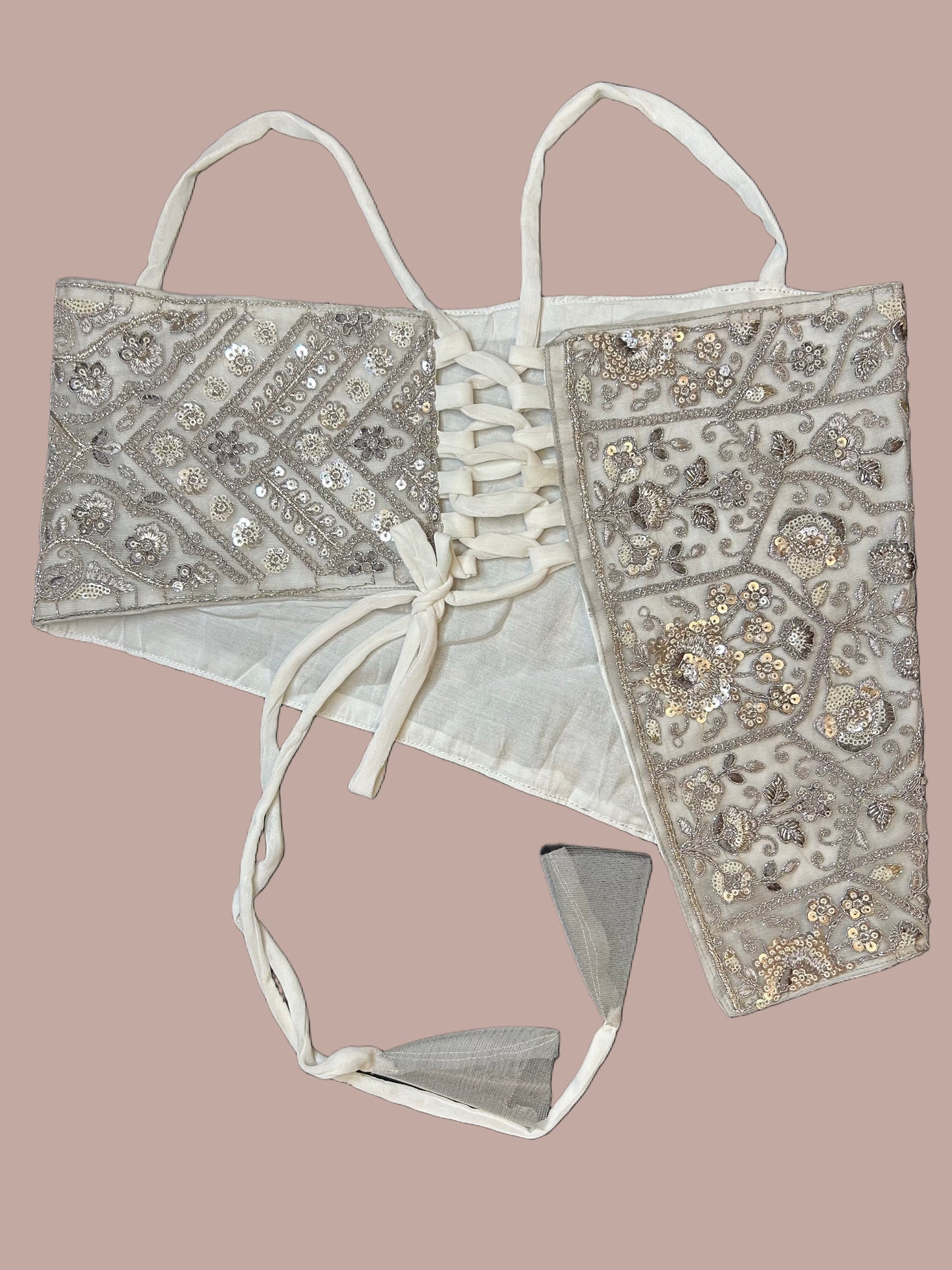 White Asymmetric Crop Top