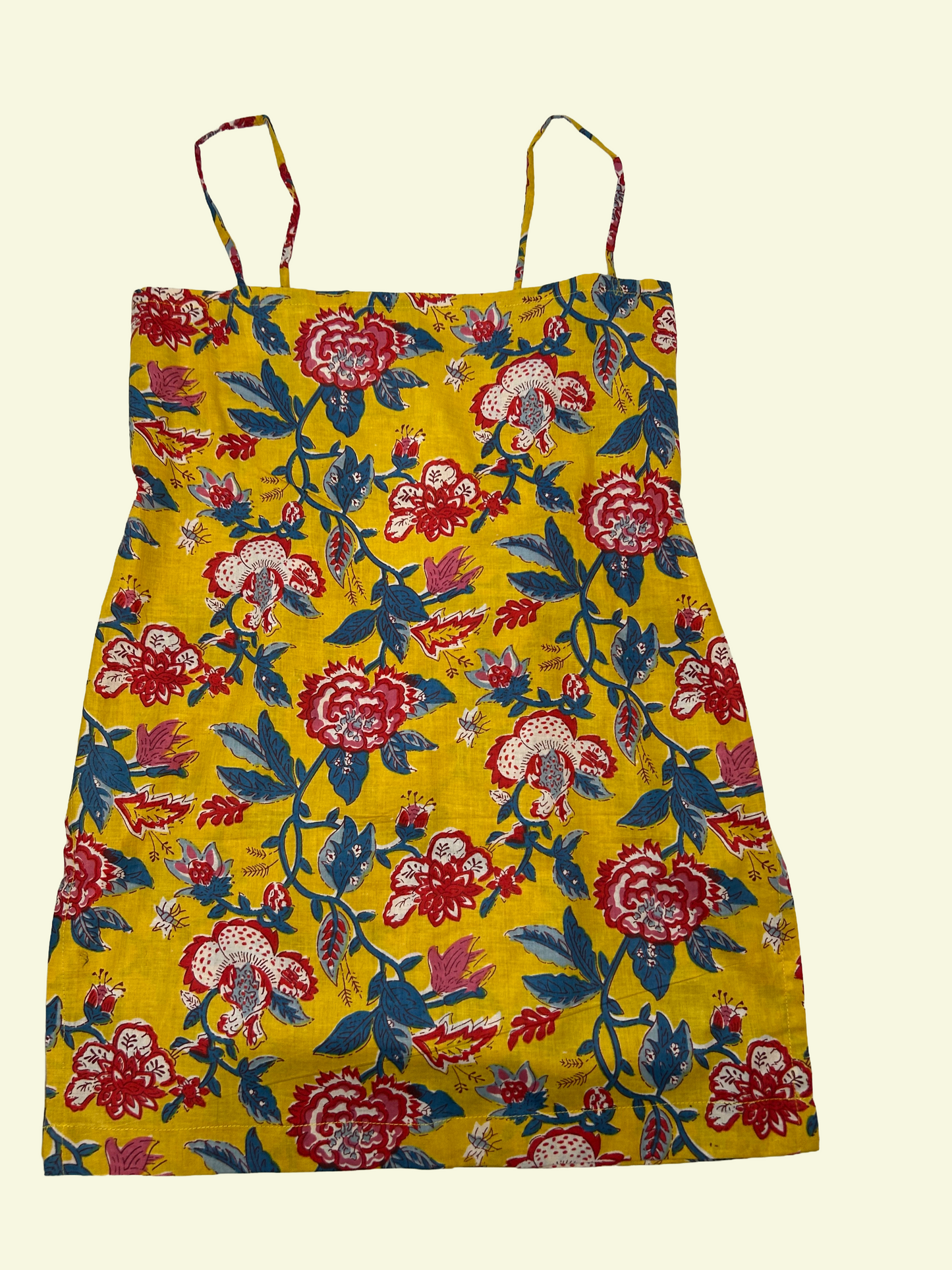 Floral corset back top