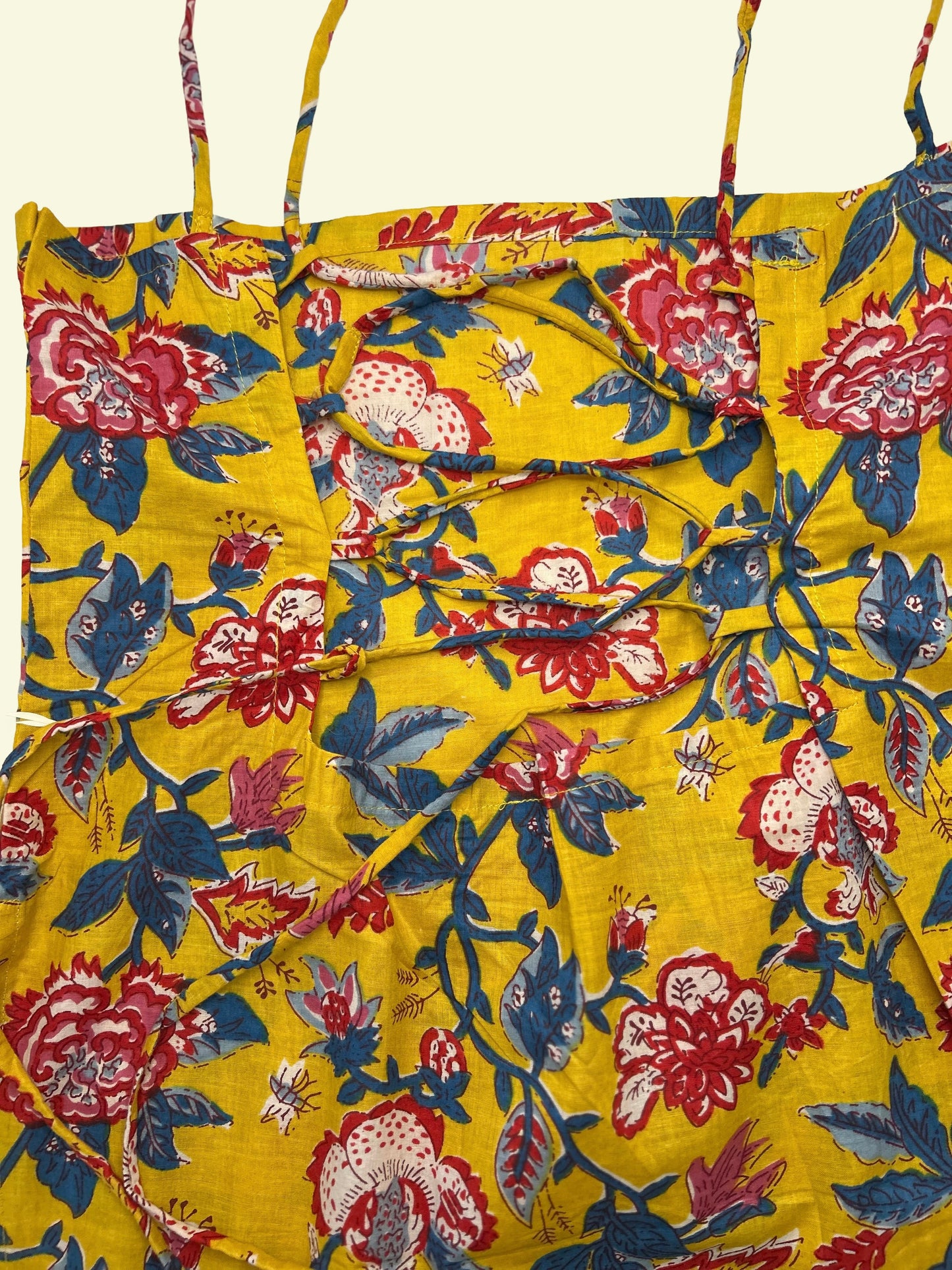 Floral corset back top