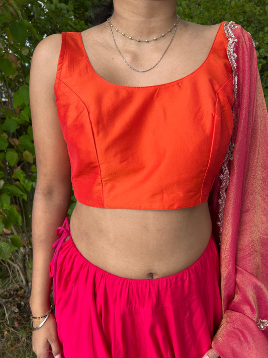 Chandari Silk Corset Top