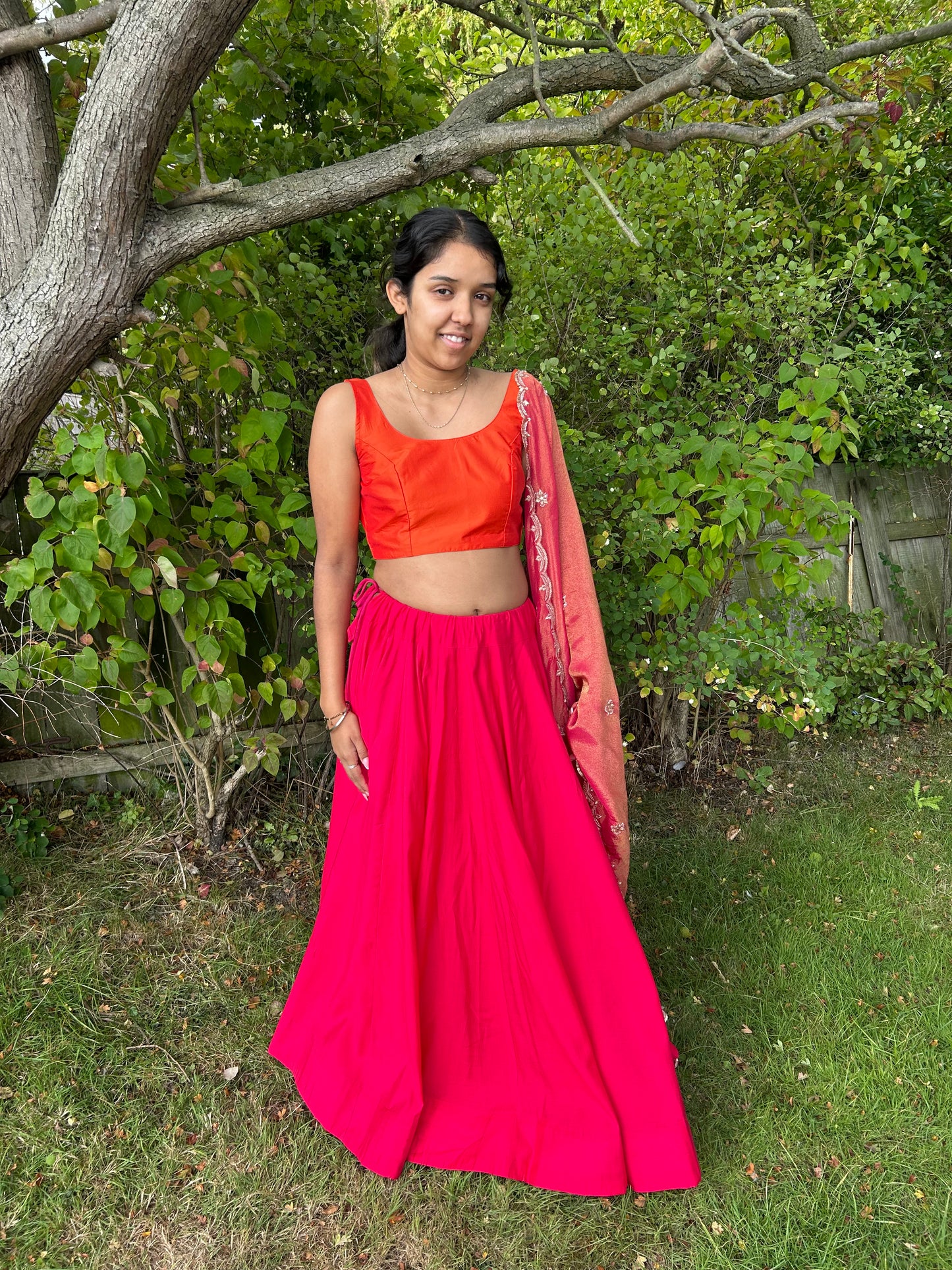 Chandari Silk Lengha Skirt