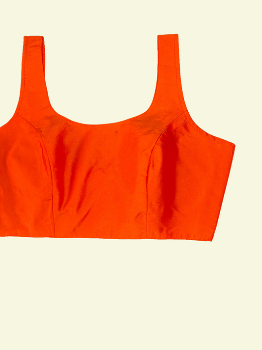 Chanderi Silk Corset Top