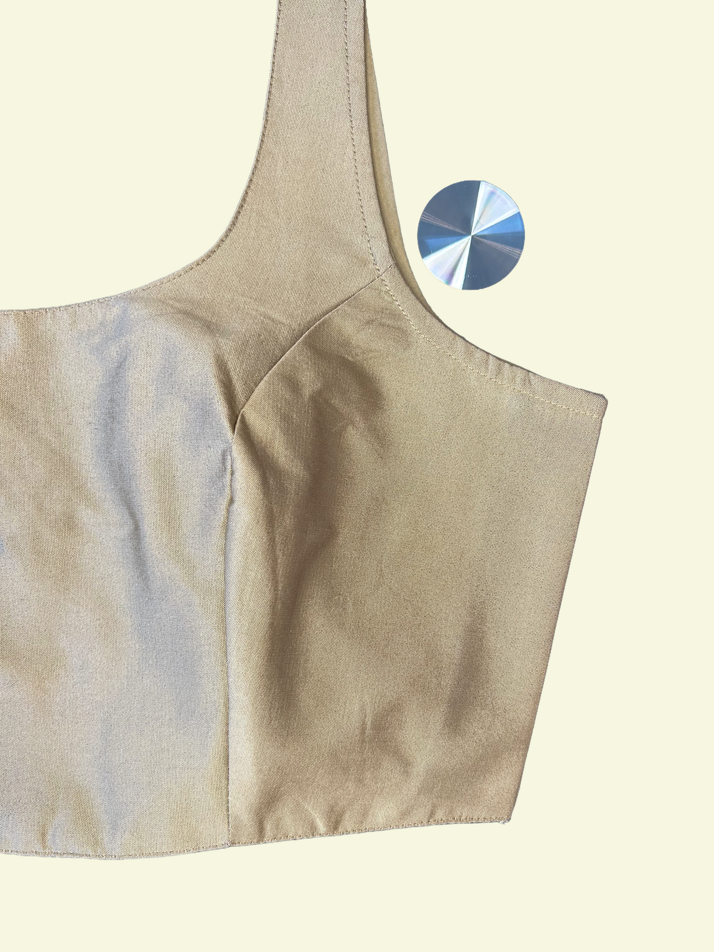 Chanderi Silk Corset Top