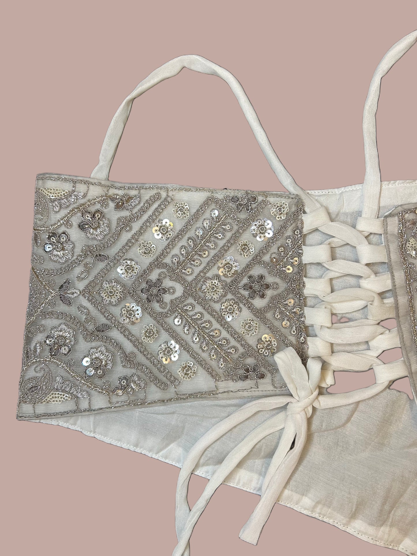 White Asymmetric Crop Top